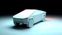 Cybertruck 3D model - unrigged
