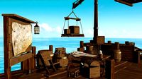 Stylized Shipwreck and Pier 3D game ready assets
