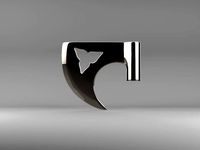 1984 Sword of the Valiant Sean Connery Green Knight Axe Head | 3D