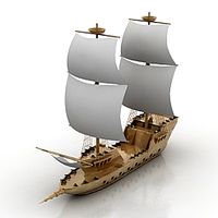 Ship 3D Model