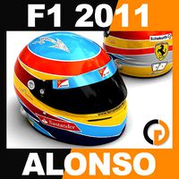 Helmet F1 2011 Fernando Alonso