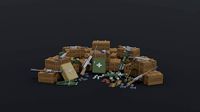 Cartoon  militray weapon asset