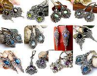 Evening earrings set Long dangle earrings 3d models Fantasy | 3D
