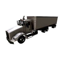 Kenworth T800 Box Trailer