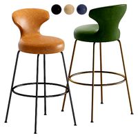 B and B Italia PAPILIO High stool Leather