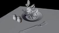 Syberian dumplings 3D model