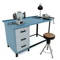 Industrial workbench and garage tools 5 Items - Collection 1