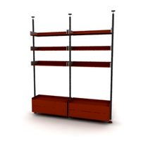 Bookcase 3D Model