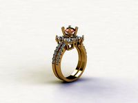 R110 women ring jewelry 2021 cad file