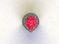 R152 woman ring diamond