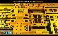 sci-fi panel pack vol 05