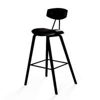 Ayanna Bar Stool black finish