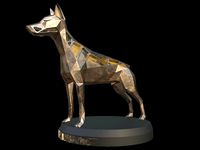 Steampunk Doberman Pinscher