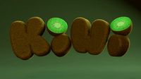 Kiwi Lettering
