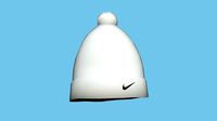 White Nike Beanie Winter Cap - Character Fashion Design