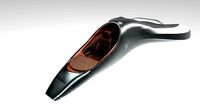 Spaceship sleek futuristic detailed