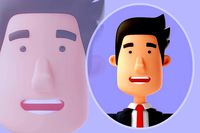 Cartoon Male Businessman