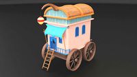 Stylized Medieval Caravan