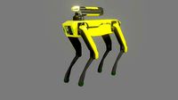 Boston Dynamics Dog with Arm - Low Poly PBR- Game Ready