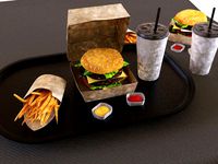 Burger set