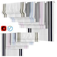 Roman Curtains 74 Pottery Barn Kids Harper Classic Border