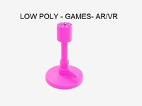 Low Poly Bunsen Burner