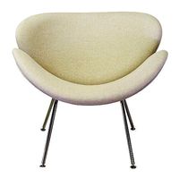 Wide Cotton Side Chair
