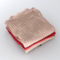 Stack Of Folded Womens Clothes 171