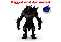 Werewolf Rigged and Animated