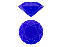 Zircon Gemstone - 3D Printable
