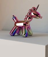Balloon unicorn iridescent
