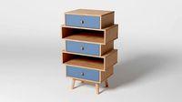 MORADA 3 Drawer Chest Brown