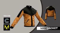 Man Jacket Marvelous Designer OBJ FBX