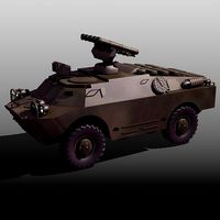 BRDM 3 Soviet armoured personnel carrier vehicle