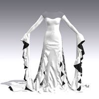 DRESS RUFFLED FISH DRESS