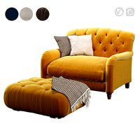 Chesterfield Armchair Plus 4 Mtl