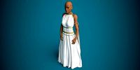 Egyptian Dress with bijouterie
