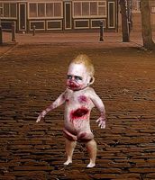 Zombie Baby - Rigged Character 3D Model