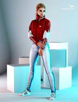 AJC Cropped Style Outfit For Genesis 8 Females