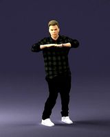 Teen in a checked shirt 0209