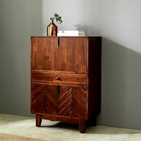 baum wood storage cabinet
