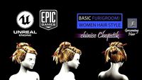 chinise Chopstik HairStyle Groom For UE4