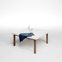 White Marble table and rag  and other items and scene 3D model