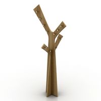 Hall tree 3D Model