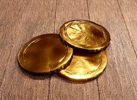 Ancient - old broze coin 3d model