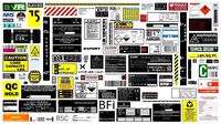 Industrial Decals 4K PNG