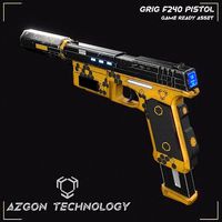 Sci Fi Pistol Grig F240 Pistol