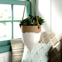 Jani Stoneware Hanging Planter