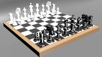Low polly chess
