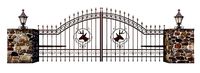 Deer Iron Gates driveway
